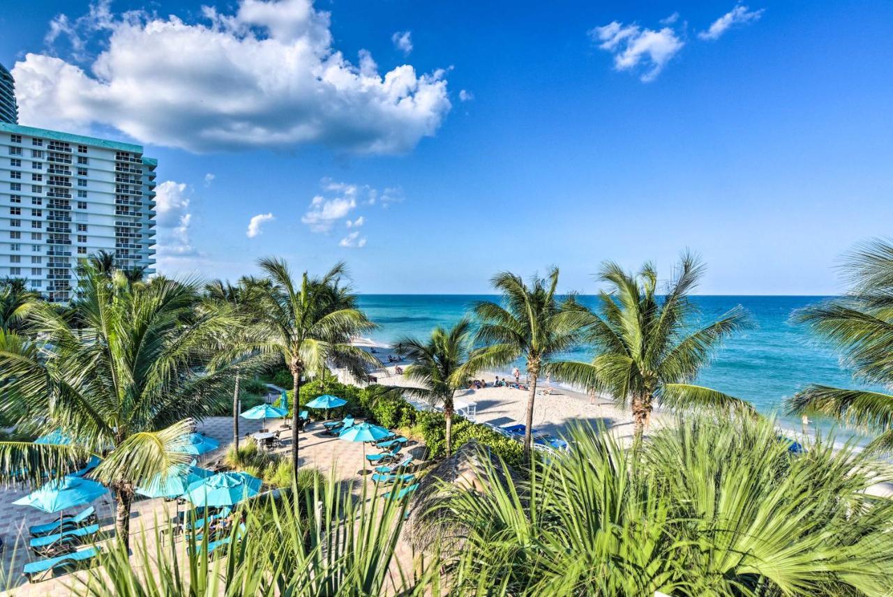 Hollywood Beachfront Condo With Resort Amenities! Exteriör bild
